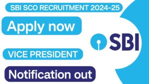 Read more about the article SBI SCO Recruitment 2025 Notification Out for Vice president,How to apply