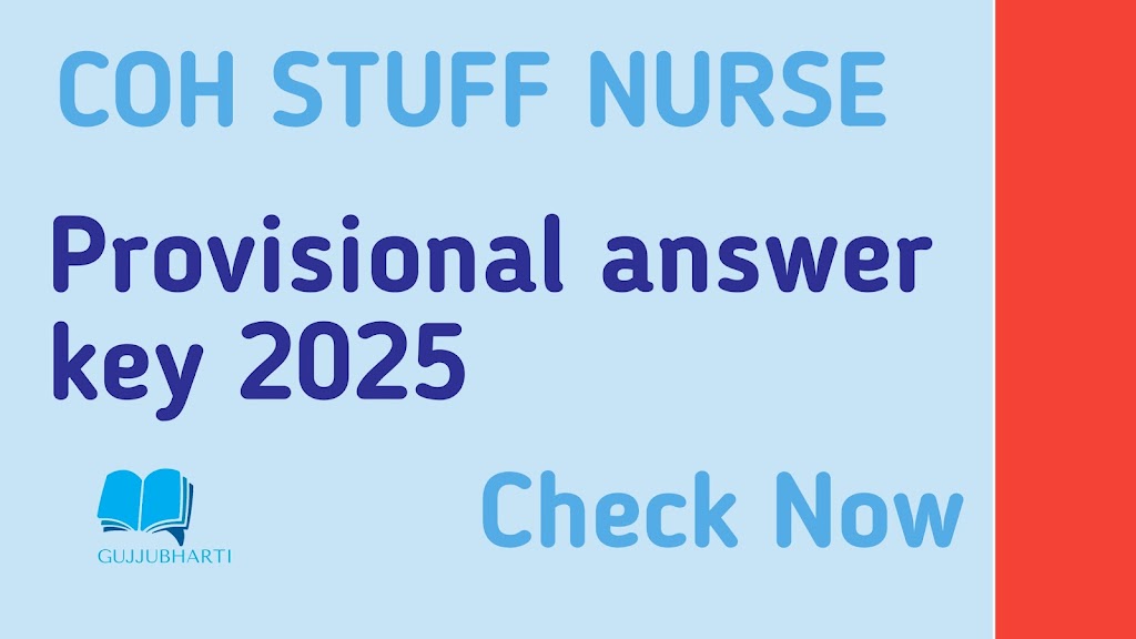 Read more about the article COH Staff Nurse Provisional Answerkey (09-02-2025) Download Now